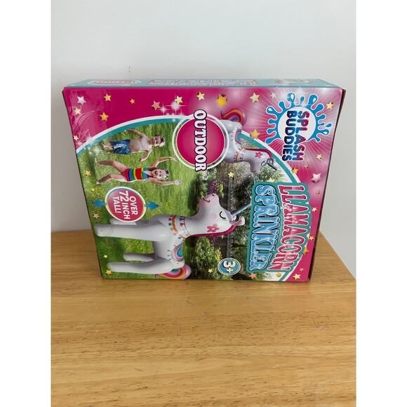 Splash Buddies Inflatable Llamacorn Sprinkler 6ft - NEW - Picture 4 of 5